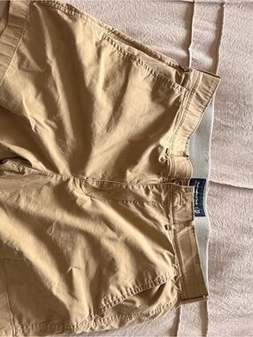 Abercrombie & Fitch Tan Flat Front Men's Shorts